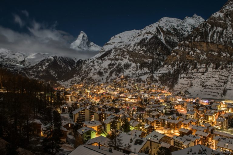 Zermatt bei Nacht